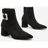 Resti Black women's low stiletto boots Masemart | ePonuda.com