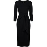 Polo Ralph Lauren IMALAH LONG SLEEVE DAY DRESS Crna Cijene