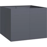 Maison Chic Cvetlični Lonec - Cvetlično korito antracit 100x100x80 cm Jeklo, (21790112) | Shoptok.si