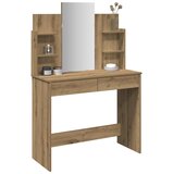  Toaletni stolić s ogledalom Artisan hrast 96x39x142 cm | shoptok.hr