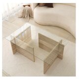 Hanah home Klubska mizica Jeron (Travertin) | Shoptok.si