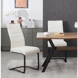 MID.YOU Set Nihajnih Stolov Leni, Krem Barva, 2 Kos | Shoptok.si
