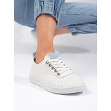 Shelvt Openwork white women's sneakers Cijene