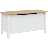  Kutija za spremanje Bijela i medeno smeđa 90 x 40 x 45 cm - Bijela i medeno smeđa | shoptok.hr