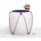 Atelier Del Sofa Fora v3 - Blue, White BlueWhite Pouffe | Eponuda.ba