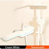 ELITE EDITION Termostatski nadometni tuš set BSE1420 z LED zaslonom — Krem bela | Shoptok.si