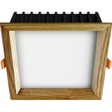  APLED - LED ugradna SQUARE WOODLINE LED/12W/230V 4000K 17x17 cm masivni jasen | Eponuda.com