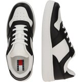 Tommy Jeans Niske tenisice 'RETRO BASKET ESS MEG 3A3' crna / bijela | shoptok.hr