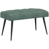  Klupa s gumbastim tkanjem Morska zelena 80 x 40 x 46 cm Baršun | shoptok.hr