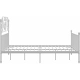  Okvir za krevet bijeli metalni 140 x 200 cm | shoptok.hr