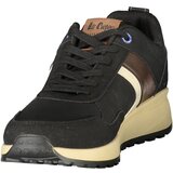 Lee Cooper muške tenisice LCM628105 sa smeđim i bež detaljima crne | shoptok.hr