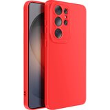 AVIZAR Mehak silikonski ovitek za Galaxy S26 Ultra z ojačanim blokom kamere, Rdeča, (5000274442) | Shoptok.si