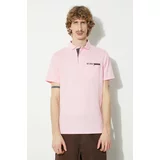 Barbour Pamučna polo majica Corpatch Polo boja: ružičasta, bez uzorka, MML1071