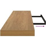  Polica na zidu Zidne Smeđa 120 x 23 5 x 4 cm Konstruirano drvo | shoptok.hr