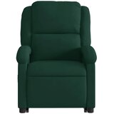  Električni masažni naslonjač na podizanje tamnozeleni baršun | shoptok.hr