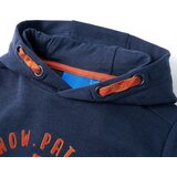  Dječja majica s kapuljačom modra prošarana i narančasta 104 | shoptok.hr
