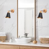 Opviq lights Crna/u prirodnoj boji zidna lampa ø 14 cm Manavgat – | shoptok.hr