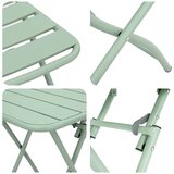 Bistro set 3 pcs Zelena Čelik | Eponuda.com