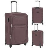  3-Dijelni set mekanih kofera boja kave | shoptok.hr