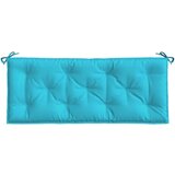  Jastuk za vrtnu klupu tirkizni 120 x 50 x 7 cm od tkanine | shoptok.hr