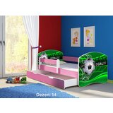 ACMA dečiji krevet ii 180x80 f + dušek 6 cm pink 14