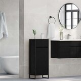 vidaXL Kupaonski ormar Crni hrast 40 x 30 x 100 cm Konstruirano drvo | shoptok.hr