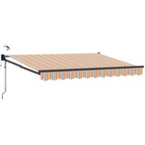  Električna retraktabilna tenda Plava i Narančasta 3,5 x 2,5 m | shoptok.hr