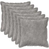  Presvlaka za jastuk 6 pcs HOUTEN Svjetlosiva 40 x 40 cm | shoptok.hr