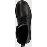 Tommy Jeans Kožne čizme TJW BOOT ZIP UP za žene, boja: crna, ravni potplat, EN0EN02305 | shoptok.hr