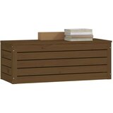  Kutija za pohranu boja meda 89x36 5x33 cm od masivne borovine | shoptok.hr