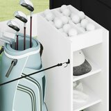 Golf ormar s kotačem Jednobojno Bijelo 120 x 45 x 98 cm | shoptok.hr