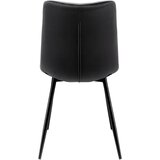 Bessagi Home stol suri, črna, žamet | Shoptok.si