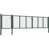  Vrtna vrata Čelik 500x100 cm Zelena | shoptok.hr