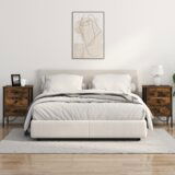 vidaXL Noćni Ormari s ladicama 2 pcs Dimljeni hrast 42 x 41 x 61 cm | shoptok.hr