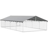 Vanjski kavez za pse s krovom 600 x 300 x 150 cm | shoptok.hr