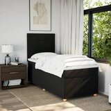  Box spring krevet s madracem crni 90x190 cm od tkanine | shoptok.hr