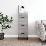 vidaXL Komoda boja hrasta sonome 34 5x34x90 cm od konstruiranog drva | shoptok.hr
