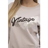 Kesi Beige sweatshirt with print | shoptok.hr