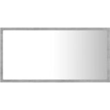  LED kupaonsko ogledalo siva boja betona 80x8,5x37 cm akrilno | shoptok.hr