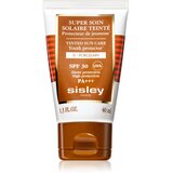 Sisley Super Soin Solaire Teinté zaštitna krema za toniranje za lice SPF 30 nijansa 0 Porcelain 40 ml | shoptok.hr