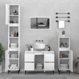 Maison Chic Kopalniško pohištvo - Kopalniški sestavi 3 kosi bele barve inženirski les, (21787180) | Shoptok.si
