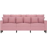  Kavč trosed roza 180 cm žamet | Shoptok.si