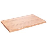  Kupaonska radna ploča svjetlosmeđa 80x50x(2-4) cm masivno drvo | shoptok.hr
