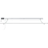 vidaXL Ručna uvlačiva tenda s LED-om u žutoj i narančastoj 350x250 cm | shoptok.hr