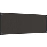 vidaXL Kuhinjski Backsplash Tamno sivi Staklo 110 x 40 cm Izdržljivo | shoptok.hr
