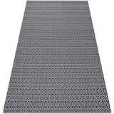 RugsX Preproge Preproga CASA Organski, EKO SISAL Boho Mreža 133x190 cm Črna | Shoptok.si