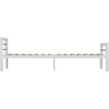  Okvir za krevet bijelo-crni metalni 100 x 200 cm | Eponuda.com