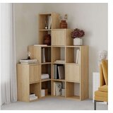 Hanah home Bookshelf Paleo, 150,8x150,8x28 cm, Boje hrasta | Eponuda.ba