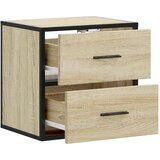 vidaXL Stenska nočna omarica 2 kosa sonoma hrast 40x31x39,5 cm | Shoptok.si