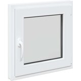  Prozor za podrum RISOR Bijeli 60 x 60 cm PVC i staklo - Bijeli 60 x 60 cm (trostruki sloj) Naginjanje i okretanje desno | shoptok.hr